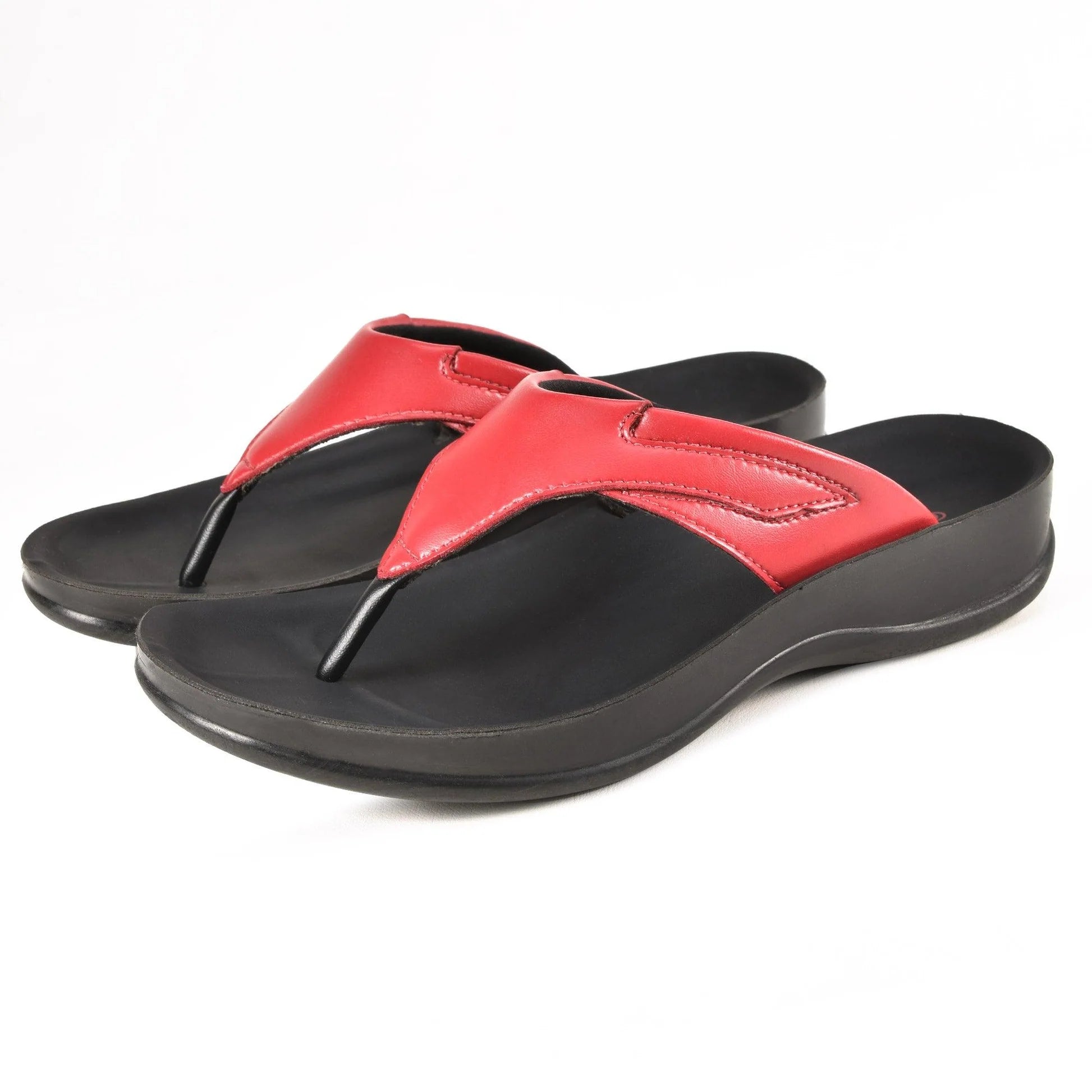 Aerothotic Women's All-Day Wear Sandal, Comfortable, Algiz, Red (L1501)